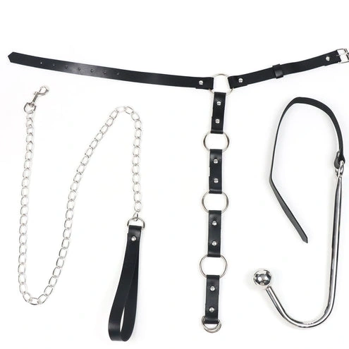 Anal Kinky Hook 5853 Collar Leash with EverydayUse and 1218